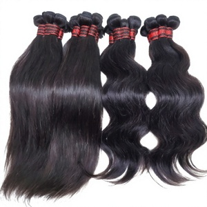 Extensiones de Cabello Humano Virgen Brasileño en Paquetes, Doble Trama a Máquina, Cabello Negro Natural para Mujeres Negras - Product Image 2