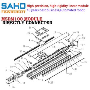 Actuador lineal de tornillo de bola de bajo ruido Manipulador de brazo de robot industrial - Product Image 5