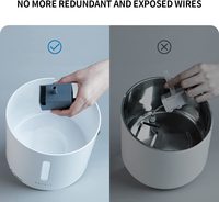 PETKIT EVERSWEET SOLO 2 fontaine à eau pour chat avec pompe sans fil Ultra silencieuse et contrôle par application