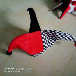 2023 मजेदार मल्टीकोलर हेलोवेन जेस्टर क्लोन मार्डी ग्रास पार्टी पोशाक टोपी - Product Image 3