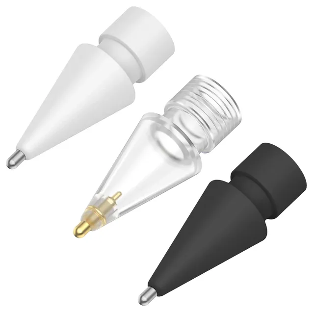 Upgraded  Pencil Tips for Apple Pencil No Wear Out Fine Point Precise Control Replacement Nibs Compatible with Apple Pencil