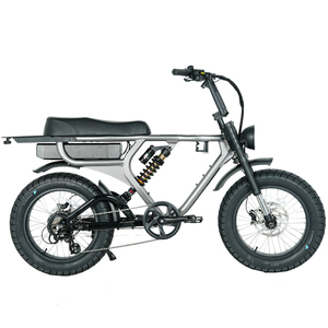 Vélo de montagne électrique à moteur 48V 1000W EN 15194, vélo à pneus larges, cadre en aluminium 20*4.0 pouces, suspension intégrale - Product Image 4