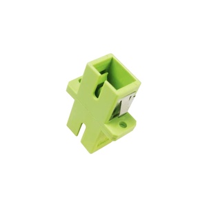 Màu xanh lá cây SC Adapter cho wifi 4G Mạng APC gốm nố<span class=keywords><strong>i</strong></span> SC SX mm om5 Coupler sợ<span class=keywords><strong>i</strong></span> cáp quang nố<span class=keywords><strong>i</strong></span> cho FTTH - Product Image 2