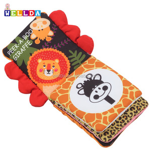 Bán buôn vật liệu mới tùy chỉnh trẻ em cảm giác học tập Sách đồ chơi bé mềm cuốn sách vải - Product Image 4