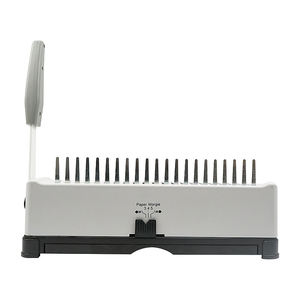 <strong>2025</strong> Factory Price Plastic Comb Spiral <strong>Binding</strong> <strong>Machine</strong> Hot Sale Office Wisdom Manual Power - Product Image 5