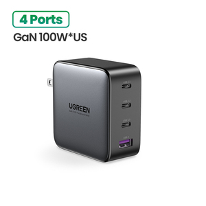 <span class=keywords><strong>Cargador</strong></span> GaN <span class=keywords><strong>UGREEN</strong></span> de 100 W con Enchufe Estadounidense, <span class=keywords><strong>Cargador</strong></span> USB C con Carga Rápida QC4.0 3.0 para Macbook, Laptop, Tablet, <span class=keywords><strong>Cargador</strong></span> Rápido PD para iPhone 15 14 - Product Image 2