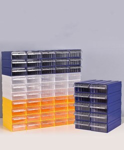 <strong>Stack</strong> or Wall Mount Clear <strong>Plastic</strong> Box Organizer Storage Bin Toys Box Lego Storage Organizer Container <strong>Drawer</strong> - Product Image 5