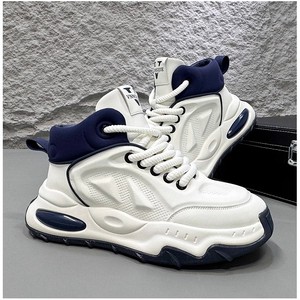 Zapatos Casuales Negros para Hombre de Primavera y Verano, Tendencia de Moda para Exteriores, Zapatos de Suela Gruesa Antideslizantes para Hombre - Product Image 2