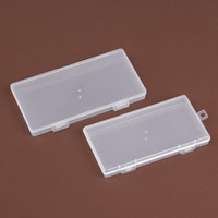 Boîte de rangement transparente en PP avec couvercle à boucle rectangulaire, épaisseur 2 mm, pour dossiers A4 et présentoirs de cartes, idéale pour l'export.