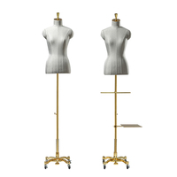 Présentoir de costume d'affaires de Mannequin demi-longueur de femme pour la Table de robe de modèle d'accessoires de fenêtre de magasin de vêtements