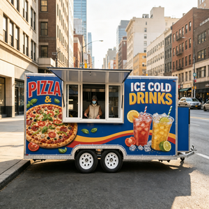 Food Truck in Vendita, Rimorchi per Alimenti, Camion con Cucina Completa, Carretto Gelati, Rimorchio per Concessioni - Product Image 2