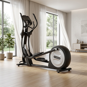Vélo <span class=keywords><strong>elliptique</strong></span> professionnel avec résistance réglable, équipement d'exercice aérobie, vélo de fitness à contrôle magnétique vertical - Product Image 4