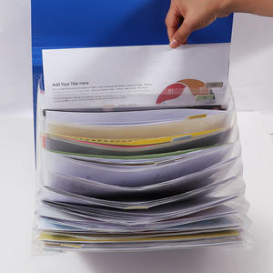 Foska insegnante fornisce leggero carta ricevuta organizzatore colorato robusto materiale PP 13 cartelle Pocket per documenti - Product Image 5