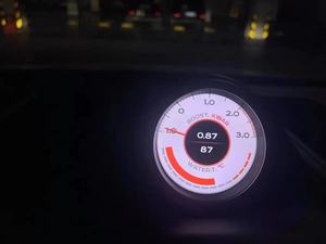 OBD LCD Chronomètre pour Porsche Cayenne 2018-2021 Chronomètre Décoration Couverture Tableau de bord actuel - Product Image 3