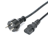 Câble d'alimentation CA IEC 320 C19 EU Schuko à 2 broches pour PDU, adaptateur C20, câble 3G 1,5 mm 5 m, prises 16 A, vente en gros