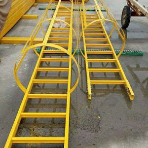 Échelle de sécurité incendie de bâtiment de marque chinoise Normes OSHA Matériau Cage écologique Échelle d'escalade pour la construction extérieure - Product Image 6