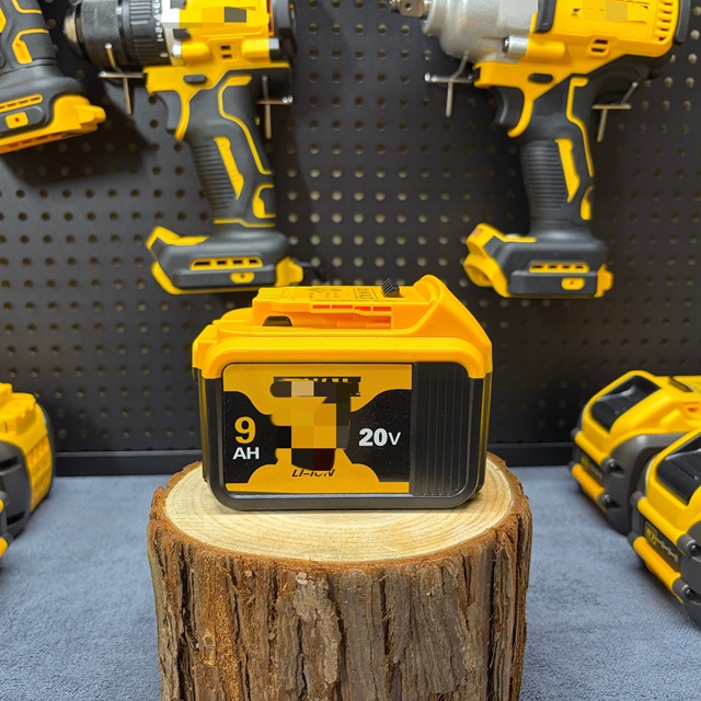 9Ah 20V Battery with Intelligent Safety Module, Compatible with DW Universal 20V Cordless Equipment, Extended Cycle Service Life