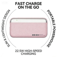 Batterie externe haute capacité 10000mAh avec double sortie 22,5W 20W PD QC3.0 pour la charge de téléphones portables et d'appareils intelligents