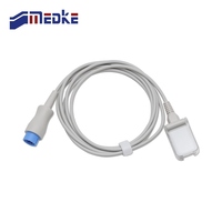 Câble adaptateur SpO2 de haute qualité en TPU, 2,2 mètres, câble d'extension médical SpO2 pour moniteurs patient