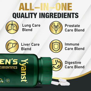 Capsules de compléments alimentaires de probiotiques et de fibres alimentaires de haute qualité, marque privée, pour homme, pour un regain d'énergie et un renforcement du système immunitaire. - Product Image 4