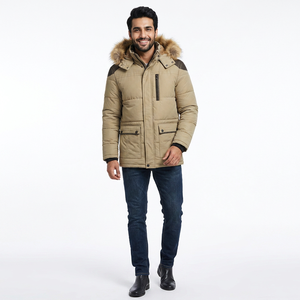 Parkas grande taille, veste pour homme, manteau pour homme, vestes à capuche, pardessus, manteau pour homme, vêtements d'extérieur, noir, décontracté, confort, vestes sublimées - Product Image 1
