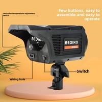 Lampe de beauté pour diffusion en direct Bediro, 100W, pliable, pour studio photo/vidéo intérieur, lumière d'appoint LED ultra-lumineuse pour photographie
