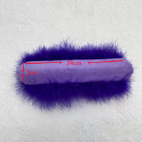 Accessoires pour cheveux en fourrure, bracelet en fourrure véritable, fourrure naturelle, accessoires de luxe sexy pour femmes, été