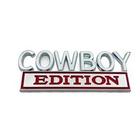 Autocollant 3D Métallique Personnalisable pour Voiture, Emblème Cowboy, Décalque de Carrosserie Moto/SUV, Badge, Accessoires de Modification Auto, Garantie 1 An