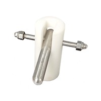 Prise spéciale synthétique compatible avec le système de filetage PDC-BX de la ligne de traitement de la viande de poulet et de poulet de chair