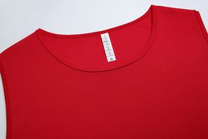 カスタムロゴメンズ100% ポリエステル速乾性ワークアウトノースリーブシャツ通気性マッスルシャツ軽量ランニングタンクトップ - Product Image 4