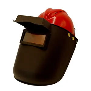 Protector facial utilizado con cascos de seguridad, protección opular