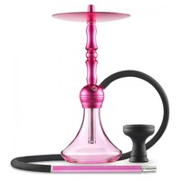 Nouveau Narguilé Moderne Doré de 21 pouces avec Miroir, Chicha en Aluminium et Verre, Ensemble Complet