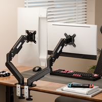 Support de Moniteur Ordinateur de Bureau Double Bras Tendance 2025 pour PC Portable et Écran