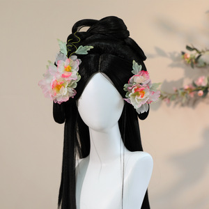 2026 New Original Antique Style Handmade Silk <b>Flower</b> Gradient Hair Clip Hanfu Headwear <b>Sweet</b> Makeup Hair Accessories - Product Image 2