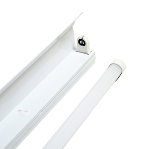 Lampe fluorescente à <span class=keywords><strong>tube</strong></span> LED T8 18w 4100k de 120 cm (4 pieds), remplacement, support, réflecteur, luminaire pour tableau noir de supermarché - Product Image 4