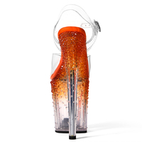 OEM Chaussures à plateforme transparentes de 8 pouces en PVC, talons aiguilles pour danseuses exotiques, séances photo, pole dance, gym