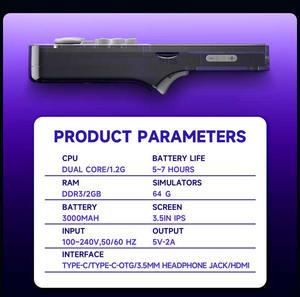 Console di <span class=keywords><strong>Gioco</strong></span> Portatile HS a Basso Prezzo per Bambini, Console Retro con Giochi Classici, Console Videogiochi Portatile Tipo Game Boy - Product Image 6