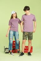 210g hommes 100% coton T-shirts été respirant uni teint t-shirt grande taille première classe qualité personnalisé Vintage décontracté hauts