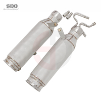 Downpipe Catalizado de Alto Flujo y Alta Calidad SDO para McLaren Artura Coupé MCLA 3.0T 2022+ con Escudo Térmico para Escape de Alto Rendimiento