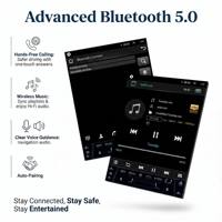 Radio para Auto con Pantalla Vertical de 12.1 Pulgadas para Toyota Highlander (2001-2007), con Sistema Multimedia Inalámbrico Android Auto y CarPlay