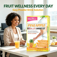 Poudre de jus minceur avec L-Carnitine et mélange d'enzymes pour la gestion du poids, boisson aux fruits, marque privée OEM