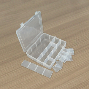 Transparent Plastic Storage Box 16 Compartments Detachable For Fishing Gear Jewelry Tools DIY Beading Parts Organizer - Product Image 2