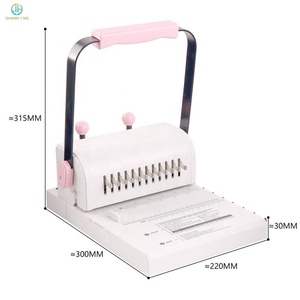 Perforatrice portable 12 trous pour reliure à spirale, pas de trou 2:1, capacité 20 feuilles, pour l'école et le bureau - Product Image 6