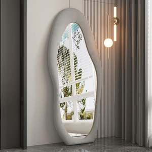 Miroir mural décoratif en bois hétéromorphe pour chambre de fille moderne personnalisée 2025 - Product Image 4