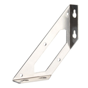 Soporte de esquina triangular de acero inoxidable, soporte multifuncional de ángulo recto para montaje de estantes y muebles - Product Image 1