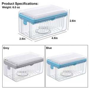Factory Wholesale Multifunctional <b>Soap</b> <b>Dish</b> <b>With</b> <b>Drain</b> <b>Soap</b> Cleaning Storage Foaming Box for Home Bathroom Kitchen - Product Image 5