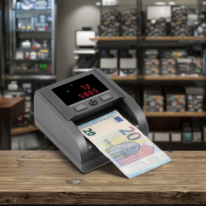 Detector de Billetes Portátil Easycount EC600 de Grado Bancario con Tecnologí<span class=keywords><strong>a</strong></span> UV/Magnética/Infrarroja, Pantalla LED TFT, Compatible con <span class=keywords><strong>Euros</strong></span>/Libras Esterlinas - Product Image 4