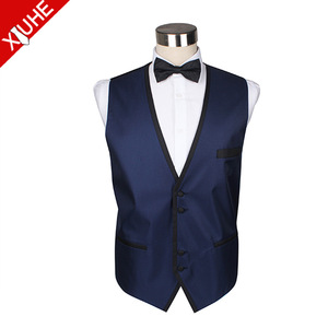 <strong>Silver</strong> Vest for Wedding OEM Stylish Grey Men's Tuxedo Vest Custom Polyester <strong>Waistcoat</strong> - Product Image 5