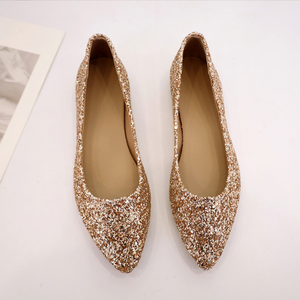 MSGO-Zapatos de Punta Ligera para Mujer, Color Puro con Suela Blanda, Primavera y Verano, Novedad de 2023 - Product Image 4