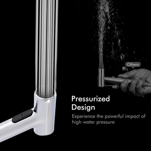 New Fashion Bathroom <strong>ABS</strong> Handheld Bidet Sprayer <strong>Woman</strong> Chrome Douche Spray WC Toilet <strong>Shattaf</strong> - Product Image 3
